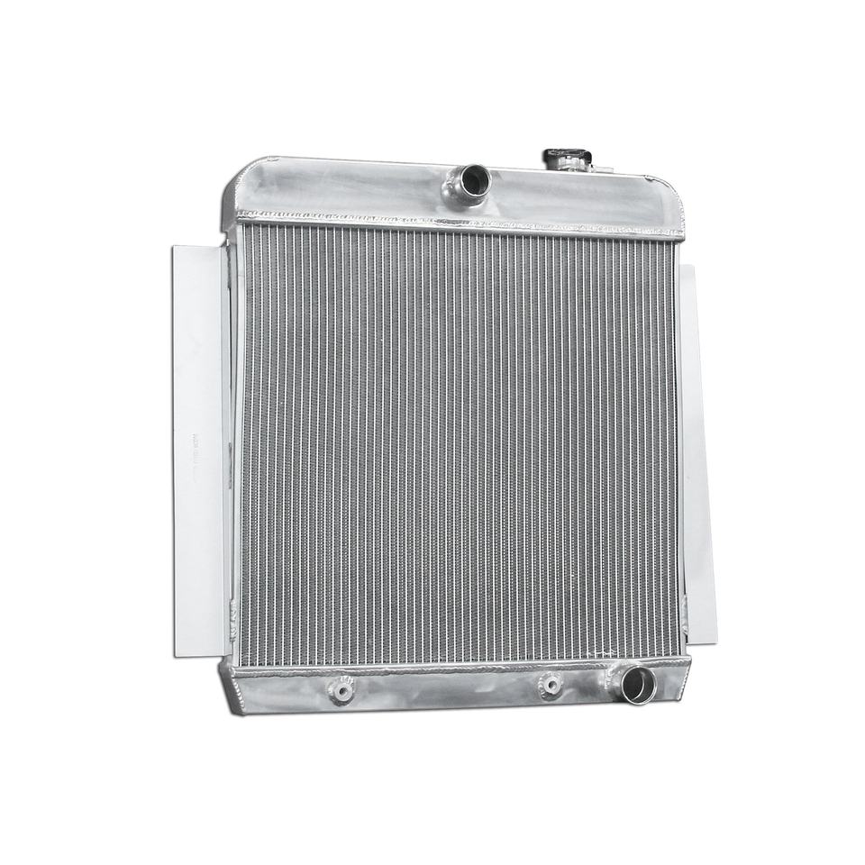 Aluminum Radiator for Chevrolet Truck Pickup 3100 3500 3800 V8 1955-1959 Water tank