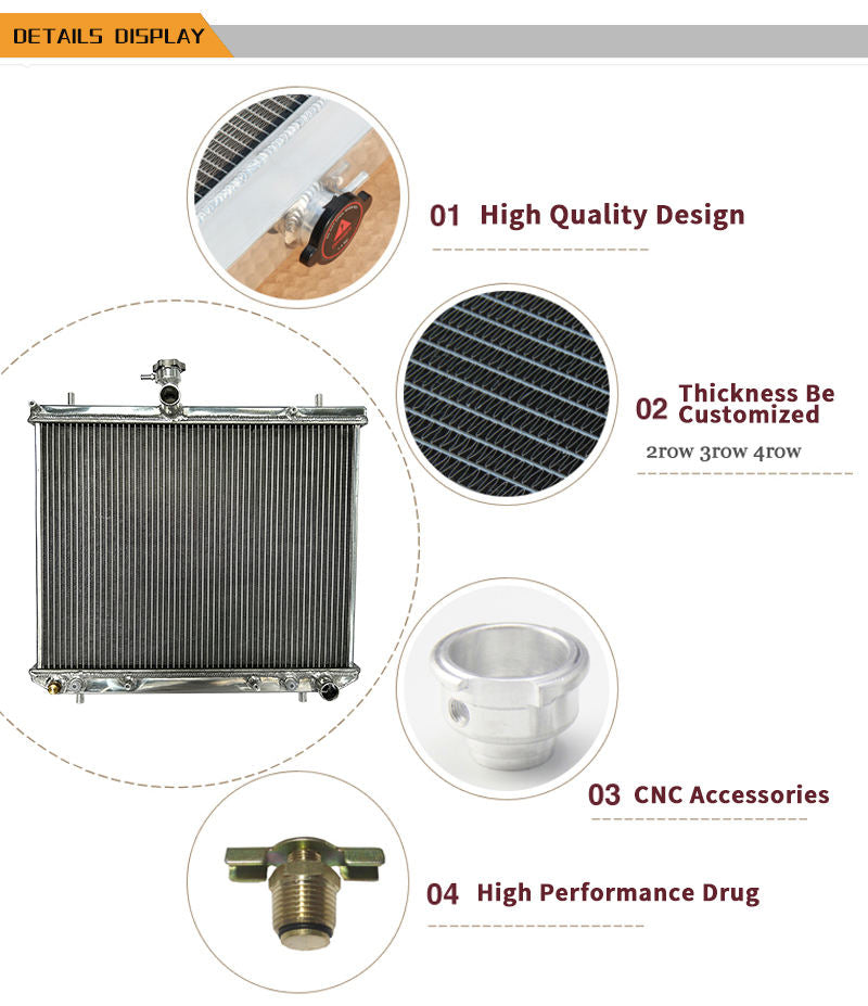 Aluminum Radiator for BMW B48/58 radiator