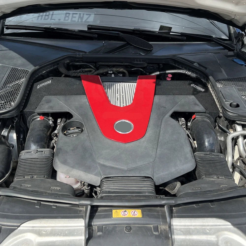 Mercedes-Benz C400 C450 C43 AMG / GLC43 2012+ M276 V6 Aluminium Cold Air Intake Kit with Silicone