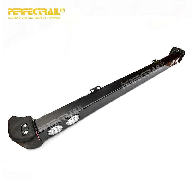 PERFECTRAIL 4x4 Offroad Auto Parts Steel Front Bumper for Land Rover Defender 90 110 L316 TD4 83-16 With Daytime Running Lights
