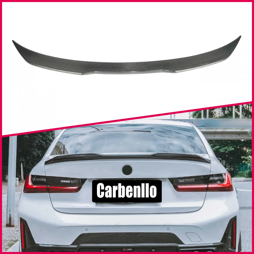 BMW 3 Series G20 / G28 & M3 G80 2020+ Carbon Fibre Rear Boot Spoiler