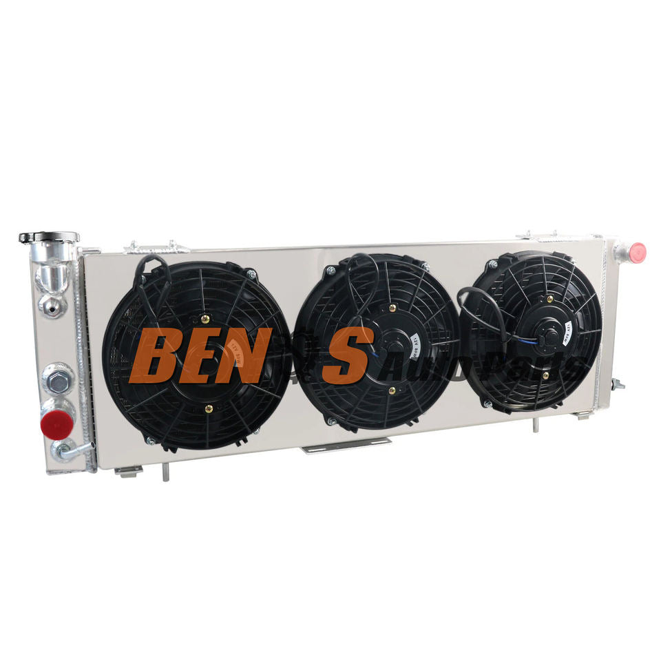 3 Row Radiator with Shroud & Fan for 1984-2001 Jeep Cherokee XJ Comanche 2.5L