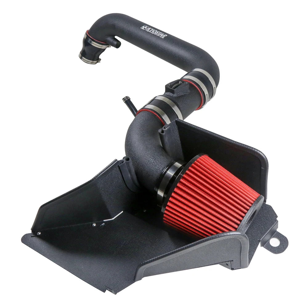 VW Golf GTI / R Mk6 / Jetta 2.0 TSI 3 inch Black Powder-Coated Aluminium Cold Air Intake