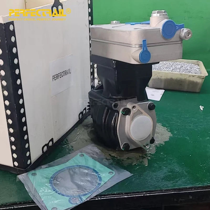 PERFECTRAIL 4123520270 4571301115 Factory Heavy Duty Truck Parts Air Brake Compressor for Mercedes Benz Axor 2 Integro O 550