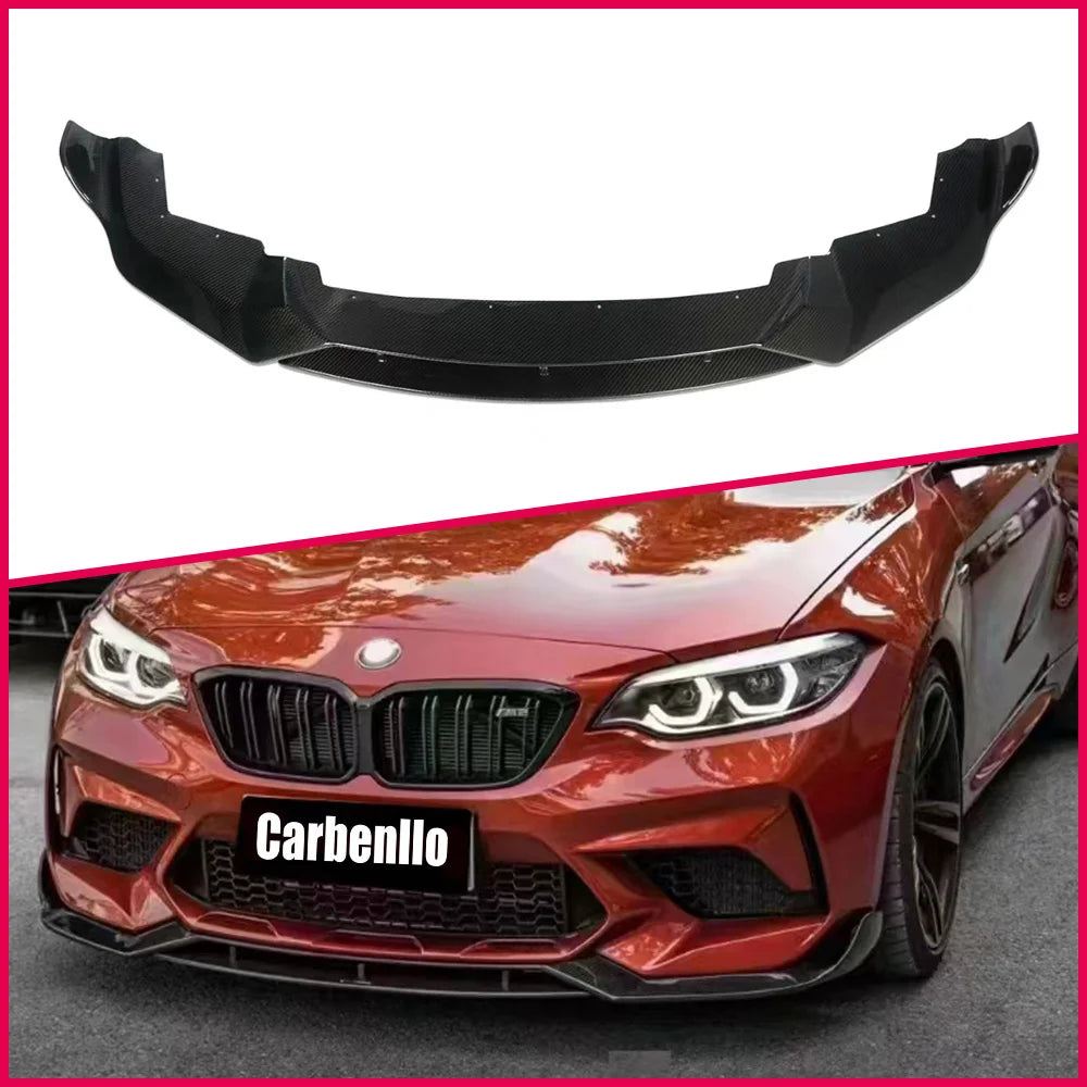 BMW M2 Competition F87 2016-2021 Carbon Fibre Front Bumper Lip
