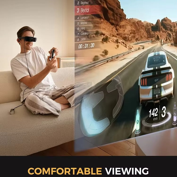 Immersive 3D Smart Glasses Stock Virtual Reality Head Mounted Display for Private Cinema & Gaming Stock AR Hardware