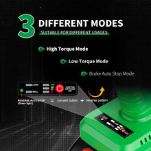 Load image into Gallery viewer, 20V Cordless Impact Wrench 320nm Max Torque Electric Drill for Car DIY Drop Shipping Available Stocked Local US Warehouse