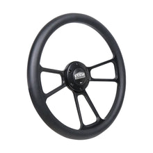Load image into Gallery viewer, Universal 350 mm 14 inch Half-Wrap Leather Classic 3-Spoke Steering Wheel, 1.75 inch Dish