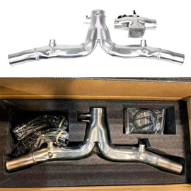 Porsche 991.2 Carrera 3.0T Turbo Inlet Y-Pipe Pre-Throttle - CNC Machined