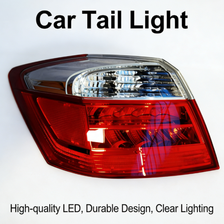 CE Certified Car Taillight LED Fog Light for Toyota Corolla,Red Smoked Clear Lens,Aluminum Housing