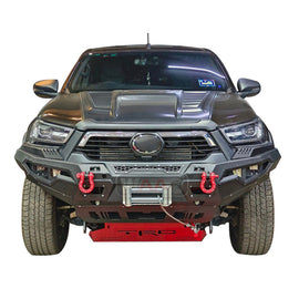 BFR-TYT-005 Toyota Hilux Bull bar with fog light cut-outs Front Bumper