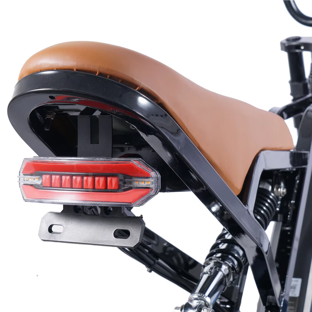 ECORIDE V6 Electric Mountain Bike 250W–1000W – 20" Fat Tire E-Bike with 48V Lithium Battery (10.4Ah–20Ah), 7-Speed, Dual Suspension, LCD Display