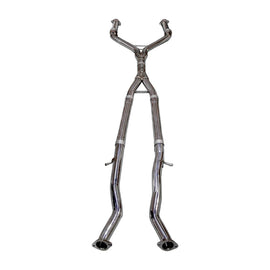 Infiniti Q50 2016-2023 3.0T V6 Stainless Steel Dual-Pipe Performance Exhaust Midpipe