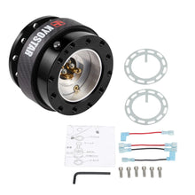 Load image into Gallery viewer, Universal 3.25 inch Aluminium Racing Steering Wheel Quick Release Control Hub Adapter Kit, Blue or Red