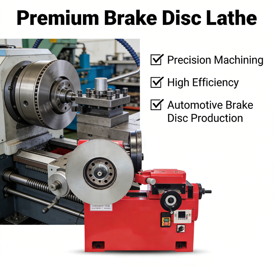 Multi-Function C45 Brake Disc Lathe for Brake Disc and Drum Resurfacing Long Service Life Design