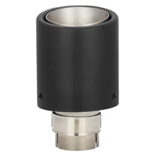 Load image into Gallery viewer, Universal 2.5 inch (63 mm) Inlet 4 inch Tip Oval Straight-Through Muffler - Blue Burnt 304 Stainless Steel