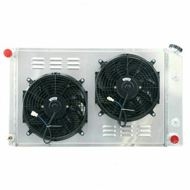 3-Row Radiator with Shroud Fan for 1970-81 Pontiac Firebird Trans Am V8