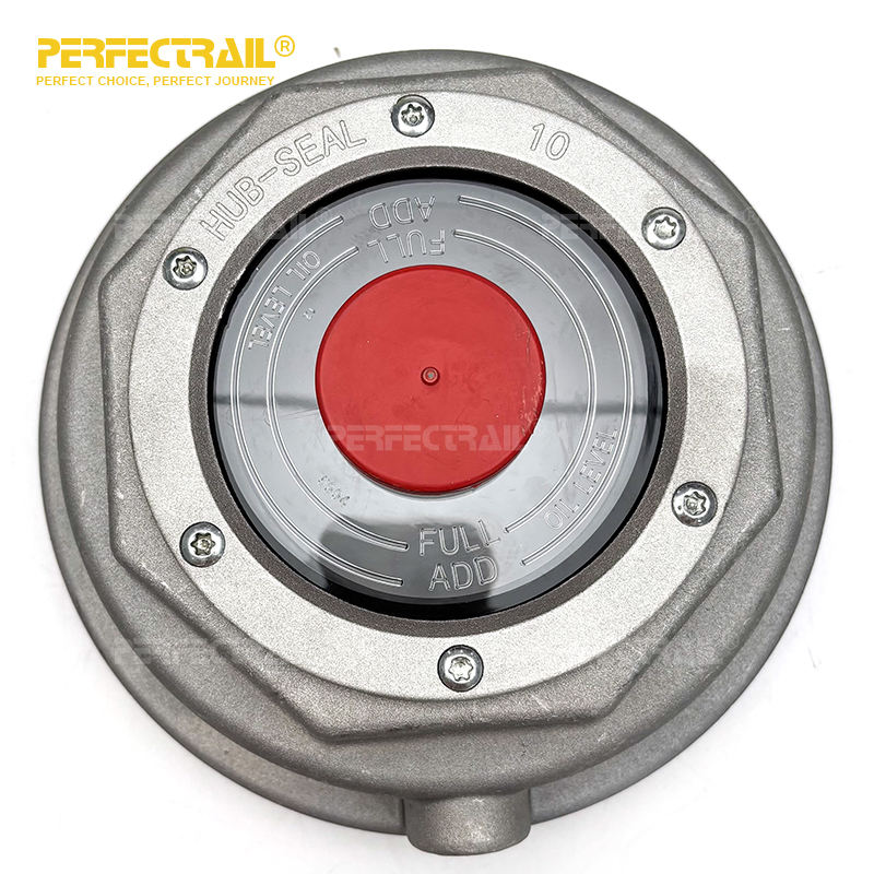 PERFECTRAIL 343-4075 Wholesale Heavy Duty Truck Parts Screw-On Aluminum Wheel Hub Center Cap for American Truck Trailer Axles