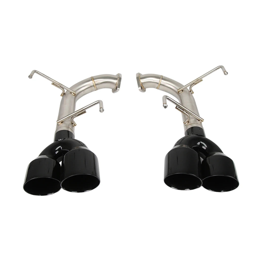 Subaru WRX / WRX STI 2015-2021 304 Stainless Axle-Back Muffler Delete Exhaust with Black Quad Tips