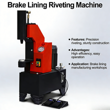 Load image into Gallery viewer, Vertical Brake Lining Riveting Machine Compact Design Space Saving for Small Auto Repair Factory High Performance