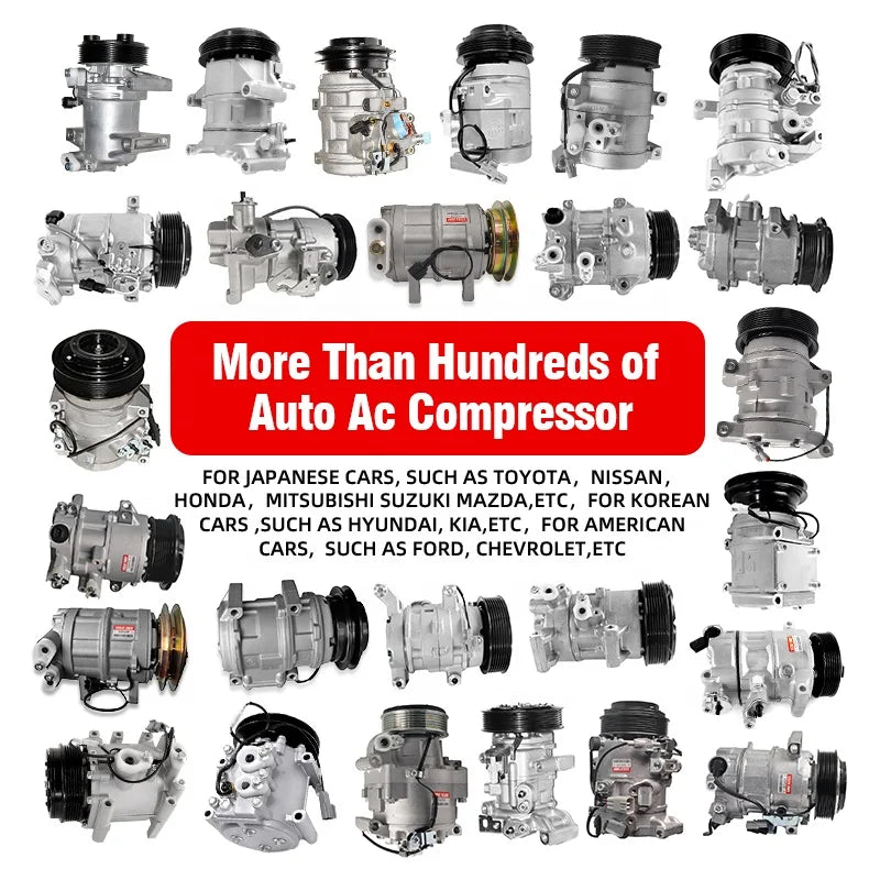 Repuestos Para Autos Parts De Aire 12v Air Conditioning Electric Car AC Compressor for Toyota Vitz Prius Wish Vios Altis Crown