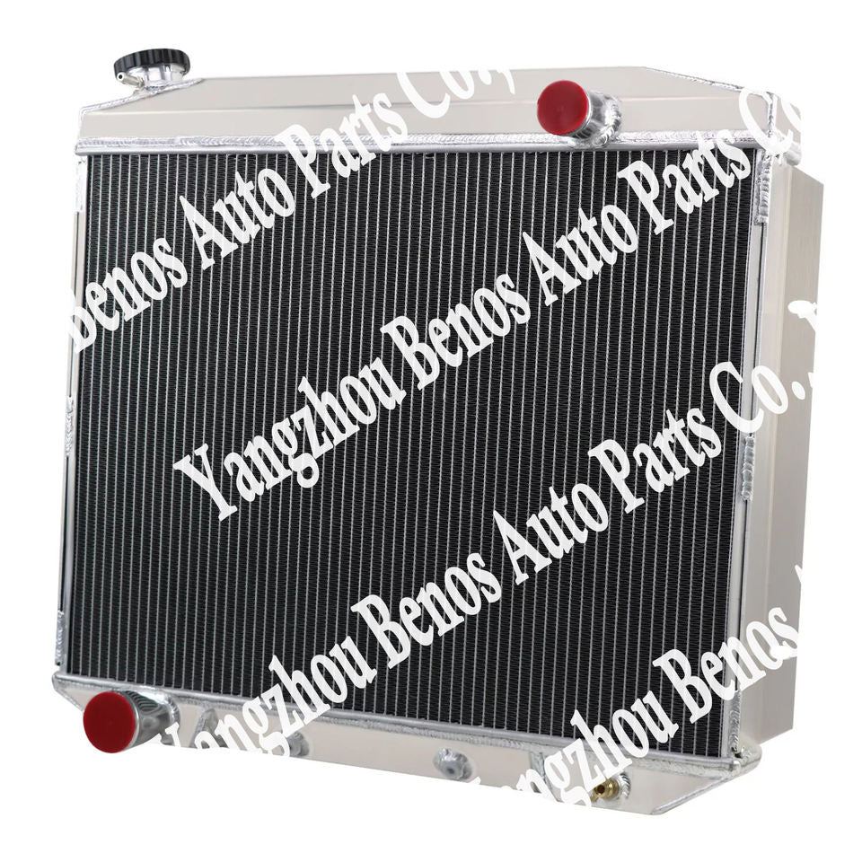 4 Row Aluminum Radiator for Chevy Truck C/K Series GMC AT/MT 6062 1960-1962