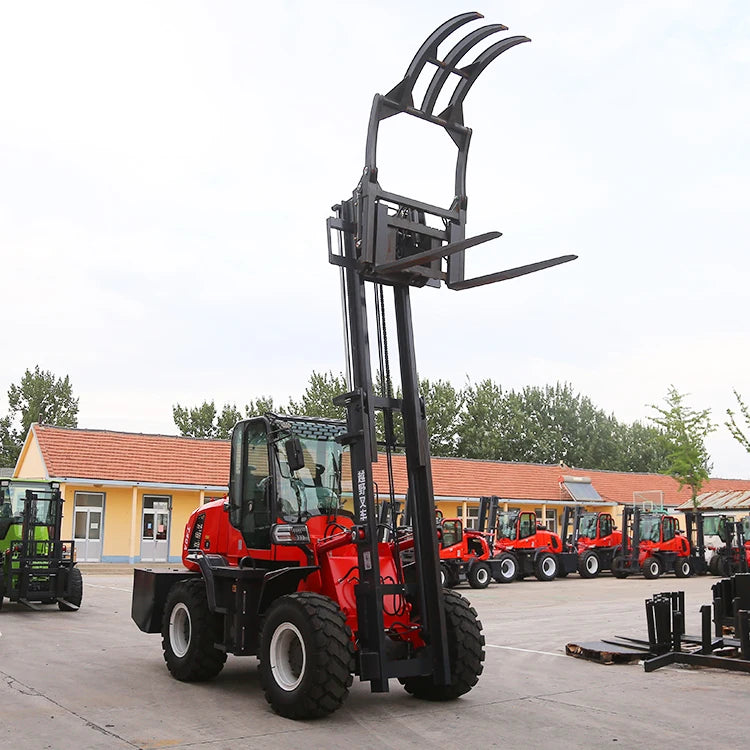 ANXING 5 Ton Pneumatic Tire All Terrain Forklift