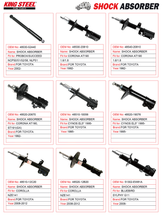 Load image into Gallery viewer, KINGSTEEL OEM 48510-0D591 48510-0D500 48510-0D571 48510-0D572 48510-0D581 48510-0D592 Front Shock Absorber for TOYOTA YARIS