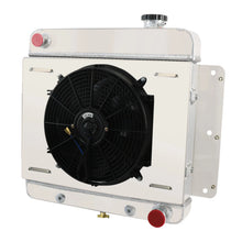 Load image into Gallery viewer, 4 Row Aluminum Radiator Shroud Fan Relay for Chevrolet Chevy II Nova V8 1962-1967