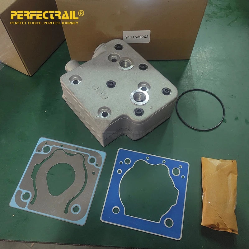 PERFECTRAIL 9111539202 4936226 Factory Heavy Duty Truck Parts Air Brake Compressor Cylinder Head for Cummins ISX ISL ISM ISN ISC