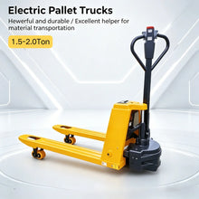 Load image into Gallery viewer, High Load Electric 1.5-2.0 Ton Pallet Truck, Low Energy Consumption Durable Structure, Widely Used in Warehouse Transportation