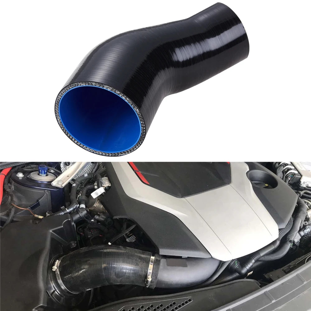 Audi S4 / S5 B9 Black Silicone Turbo Air Intake Hose