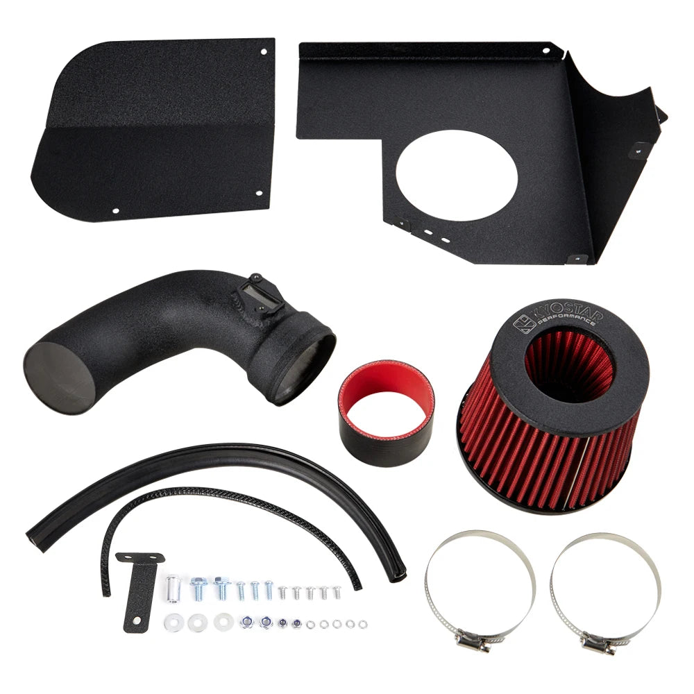 BMW F3X B48 2.0L 3 inch Aluminium Air Intake - Black and Red