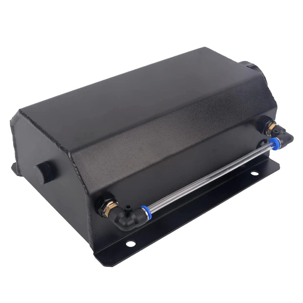 Universal 2 Litre Aluminium Oil Catch Tank - Black or Silver
