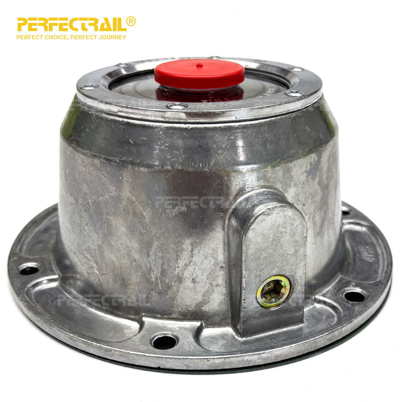 PERFECTRAIL 343-4195 Trailer Parts 6 Hole Aluminum Wheel Hub Center Cap for Freightliner for Volvo for Kenworth