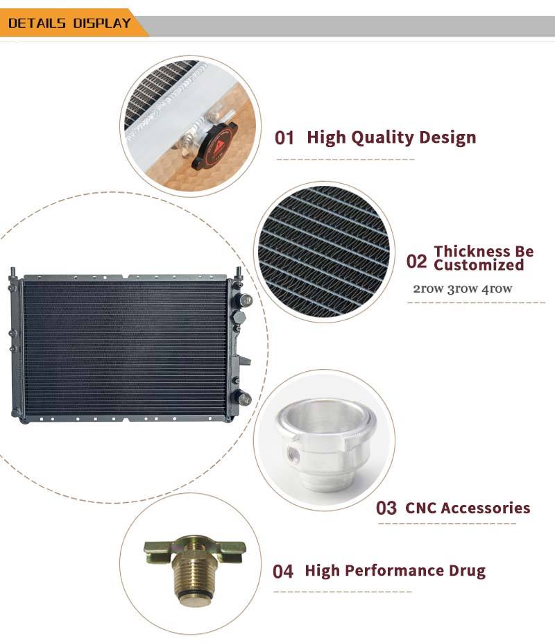 Aluminum Radiator for Exclusive Custom-made Radiator