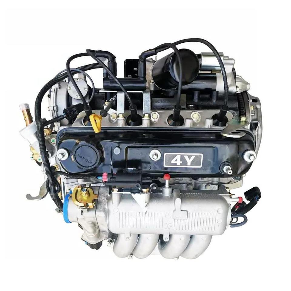 Factory Supply 4Y EFI 4Y-E Carburetor Long Block Engine Assembly for Daihatsu Delta Truck Van Crown Hiace Hilux Forklift