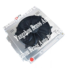 Load image into Gallery viewer, 1963-1969 Dodge Coronet/Charger Plymouth 4-Row Radiator with Shroud Fan and Relay