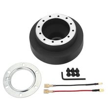 Load image into Gallery viewer, Ford Mustang Aluminium Steering Wheel Hub Adapter Boss Kit - Black