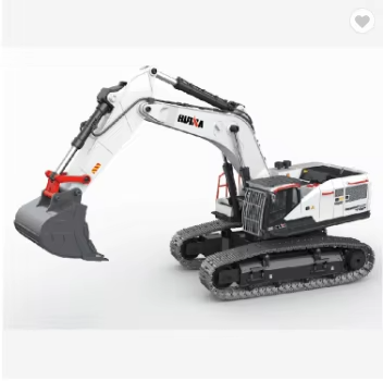 HOT 1/14 HUINA 1594 RC TRUCK CAR Metal Excavator Truck Car Model Remote Control Light Battery Sound Outdoor Toys for Boys Gift