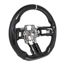 Load image into Gallery viewer, Ford Mustang 2015-2017 EcoBoost / GT / GT350 / GT350R 2.3L / 5.0L Carbon Fibre Sport Steering Wheel