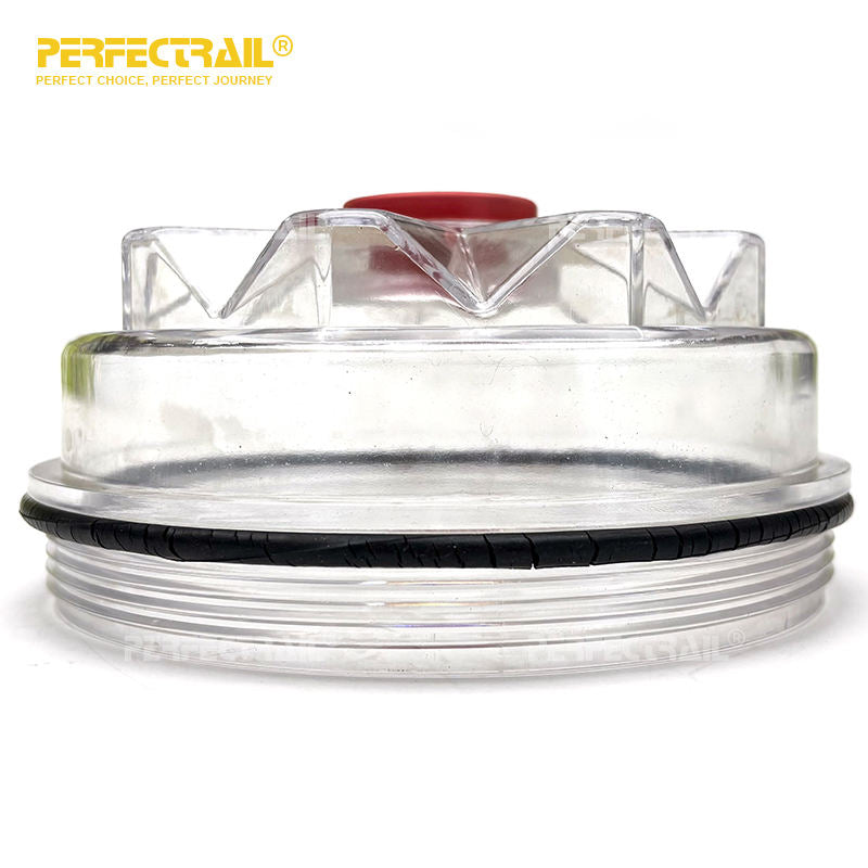 PERFECTRAIL 340-4975 Wholesale Heavy Duty Truck Parts Screw-On Clear Wheel Hub Center Cap for American Truck Trailer