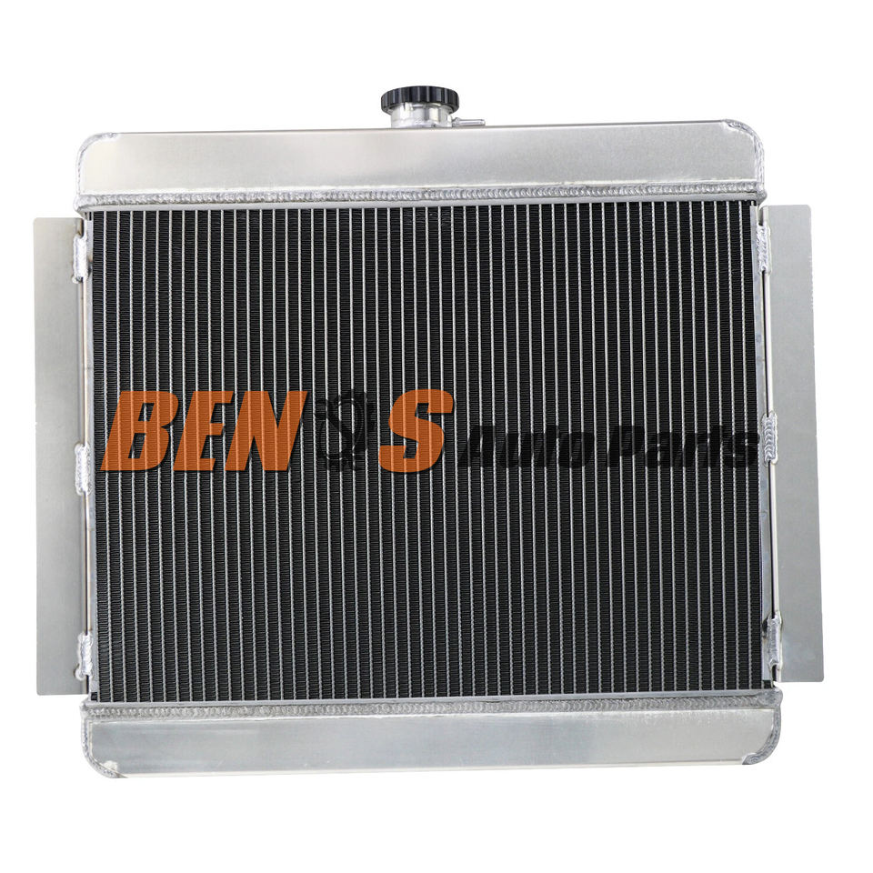 BENOS 4 Row Aluminum Radiator for Chevrolet Chevy II Base Nove SS V8 1962-1967 66