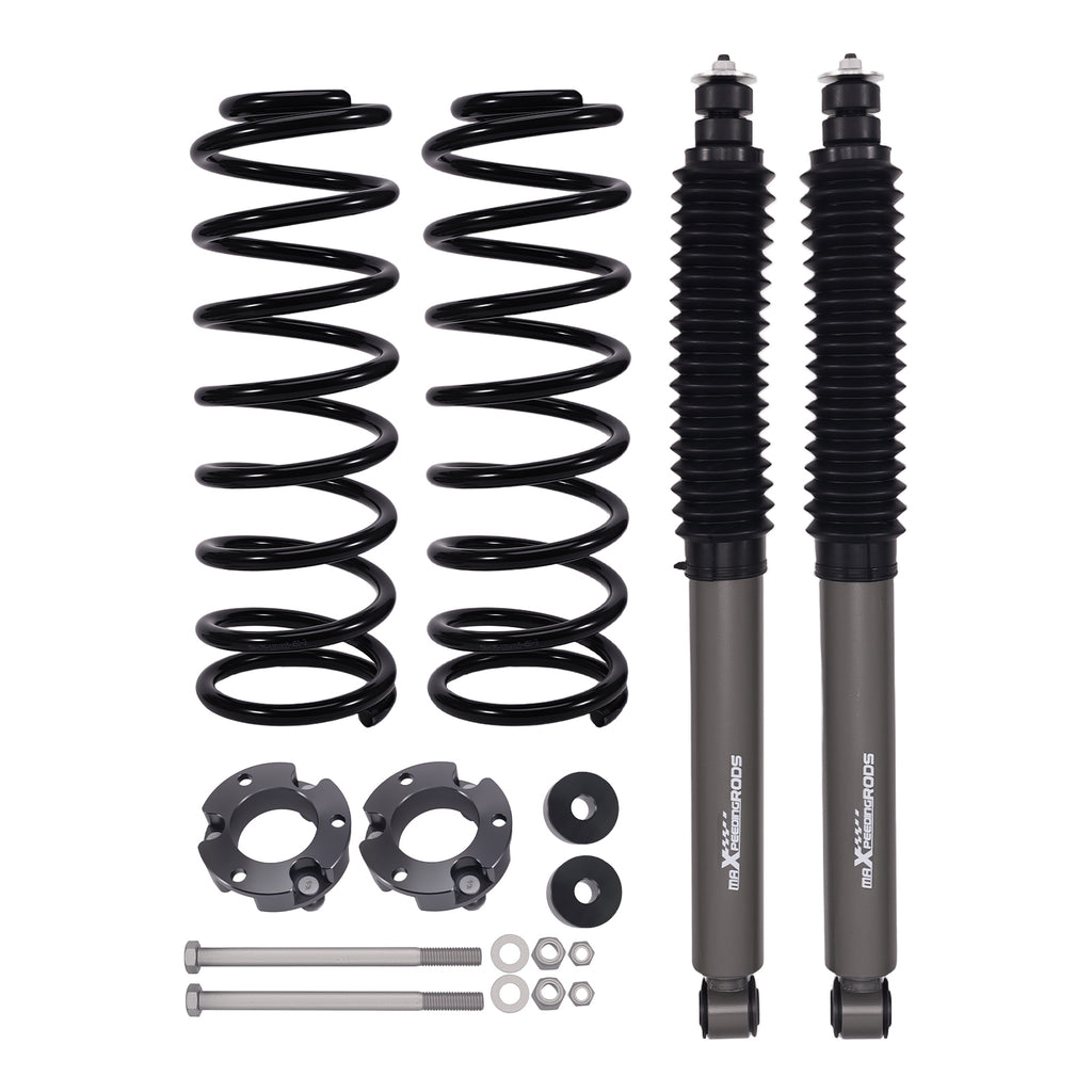 Toyota 4-Runner RWD 4WD 3" Rear Suspension Lift Shock Kit with Coil Springs 1996-2002