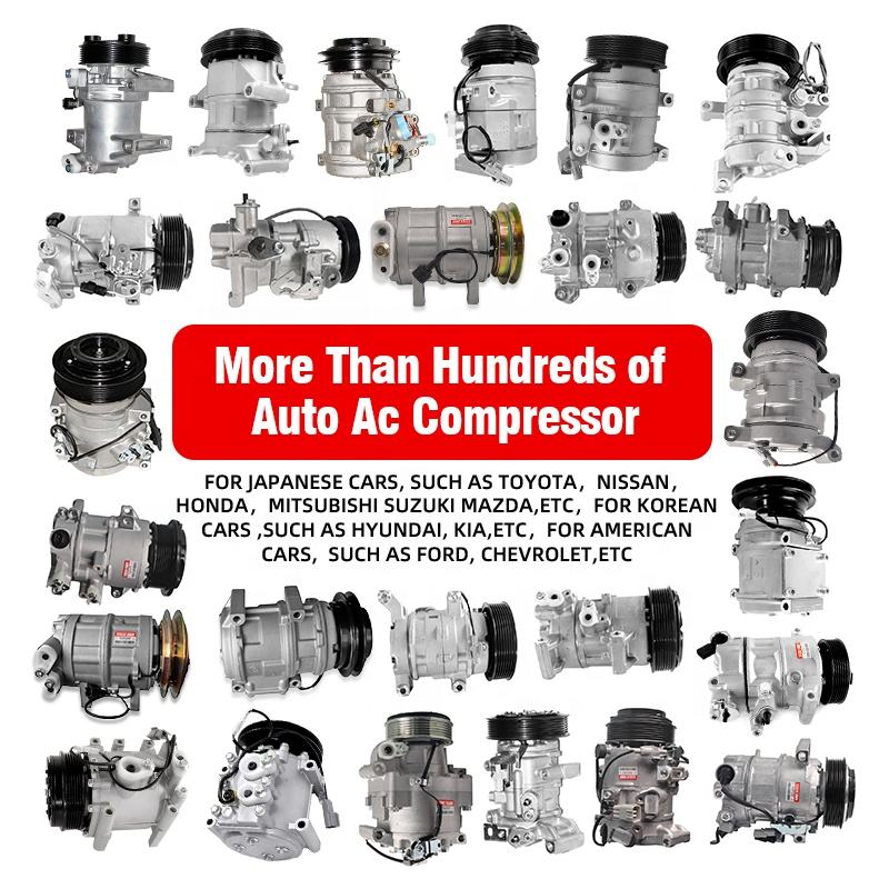 Repuestos Para Autos Part De Aire 12v Air Conditioning Electric Car AC Compressor for Toyota Hilux Land Cruiser Prado Rav4 Hiace