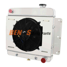 Load image into Gallery viewer, 4 Row Aluminum Radiator Shroud Fan Relay for Chevy II Nova L6 V8 1962-1967