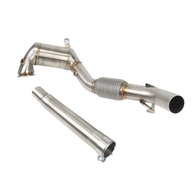 VW Golf MK7 MK7.5 / Audi A3 8V EA211 1.4T 4 inch Catless Cast Downpipe with Installation Hardware
