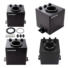 Load image into Gallery viewer, Universal 2L Aluminium Fuel Surge Tank with 6AN Fittings