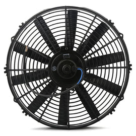 Universal 12V 14 inch Slim Reversible Electric Radiator Cooling Fan with Mounting Kit, 10 Blade
