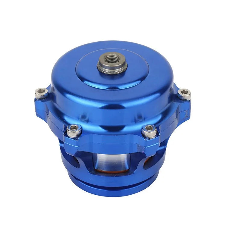 Universal 50 mm Blue Aluminium Adjustable Turbo Blow Off Valve